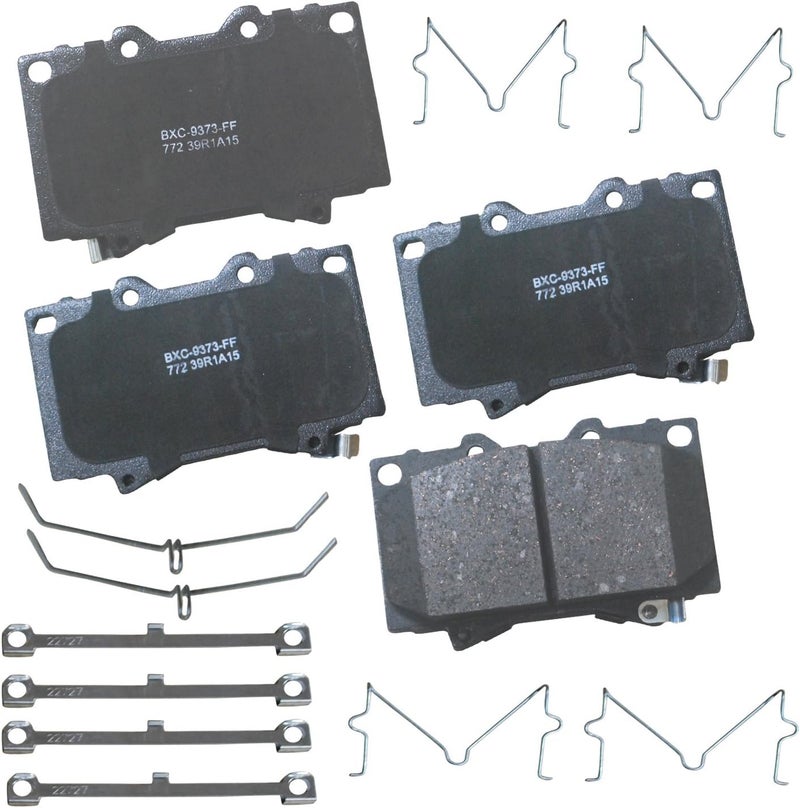Bendix Premium SBC772 Ceramic Front Brake Pads for Lexus LX470 2007-1998, Toyota Land Cruiser 2007-1998 - Image 1